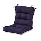 Alternate image 0 for Greendale Home Fashions Solid Outdoor 38-Inch x 21-Inch Seat/Back Chair Cushion in Navy