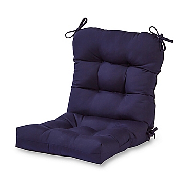 Greendale Home Fashions Solid Outdoor 38-Inch x 21-Inch Seat/Back Chair Cushion. View a larger version of this product image.