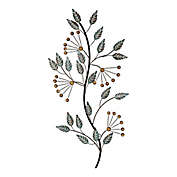 Stratton Home D&eacute;cor Beaded Metal Flower Bunch 17.8-Inch x 31.3-Inch Wall Art