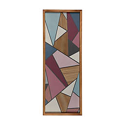 Stratton Home Décor Midcentury Modern Abstract 12-Inch x 32-Inch Panel Wall Art