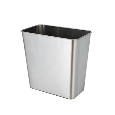 Simply Essential&trade; Stainless Steel Wastebasket. View a larger version of this product image.