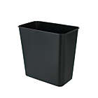 Alternate image 0 for Simply Essential&trade; Stainless Steel Wastebasket in Matte Black