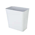 Alternate image 0 for Simply Essential&trade; Stainless Steel Wastebasket in White