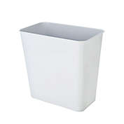 Simply Essential&trade; Stainless Steel Wastebasket in White