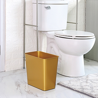 Simply Essential&trade; Stainless Steel Wastebasket in Bronze. View a larger version of this product image.
