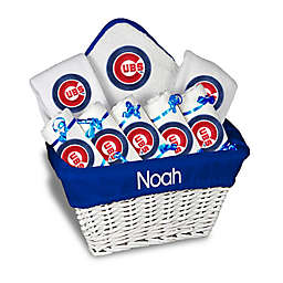 Designs by Chad and Jake MLB Personalized Chicago Cubs Baby Gift Basket