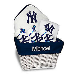 Designs by Chad and Jake MLB Personalized New York Yankees Baby Gift Basket
