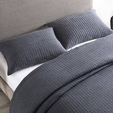 ED Ellen DeGeneres&reg; Sleep Soft Twin Quilt Set in Dark Blue. View a larger version of this product image.