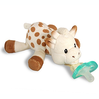 RaZbaby&reg; Sophie la Girafe Pacifer Holder with Removable JollyPop Pacifier. View a larger version of this product image.