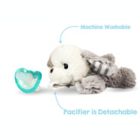 Alternate image 1 for RaZbaby&reg; RaZbuddy Puppy Pacifer Holder with Removable JollyPop Pacifier