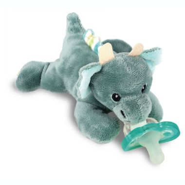 RaZbaby&reg; RaZbuddy Dragon Pacifer Holder with Removable JollyPop Pacifier. View a larger version of this product image.