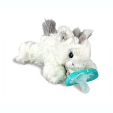 RaZbaby&reg; RaZbuddy Unicorn Pacifer Holder with Removable JollyPop Pacifier. View a larger version of this product image.