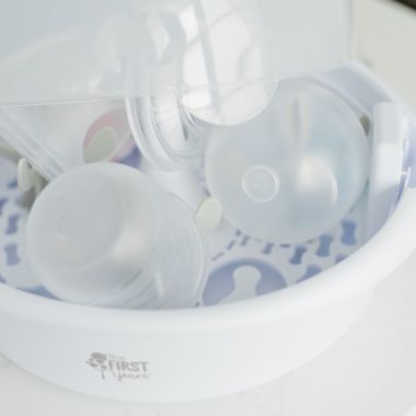 The First Years Steam Microwave Sterilizer in Grey. View a larger version of this product image.