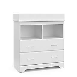 Storkcraft Brookside 2-Drawer Changing Chest in White