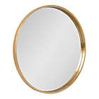 Alternate image 2 for Kate and Laurel&reg; Travis 31.5-Inch Round Wall Mirror in Gold