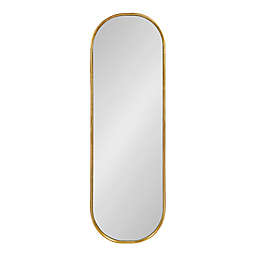 Kate & Laurel™ Caskill 16-Inch x 48-Inch Oval Full Length Wall Mirror in Gold