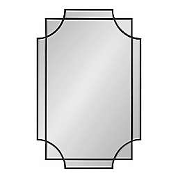Kate & Laurel™ Minuette 24-Inch x 36-Inch Wall Mirror in Black