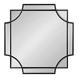 Kate & Laurel™ Minuette 24-Inch x 24-Inch Wall Mirror in Black