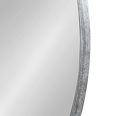 Kate and Laurel&reg; Travis 31.5-Inch Round Wall Mirror in Silver. View a larger version of this product image.
