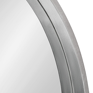 Kate and Laurel&reg; Travis 31.5-Inch Round Wall Mirror in Silver. View a larger version of this product image.