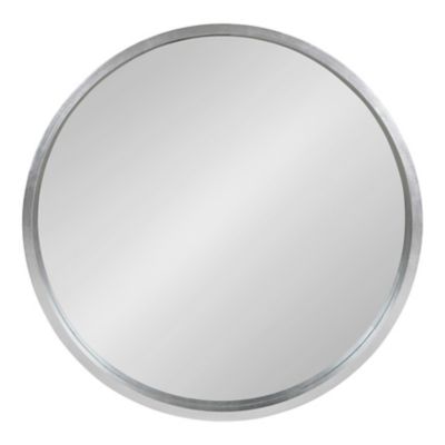 Kate and Laurel&reg; Travis 21.6-Inch Round Wall Mirror in Silver