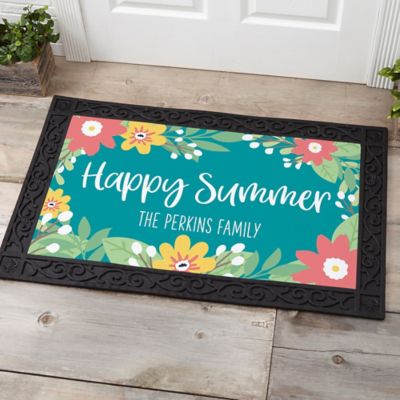 Family Outdoor Decor Dragonflies Welcome Doormat Best Gift For House Warming 