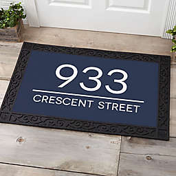 Home Address Door Mat