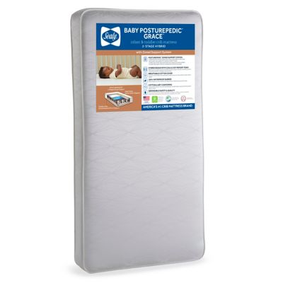 Sealy&reg; Baby Posturepedic Grace 2-Stage Crib and Toddler Mattress<br />