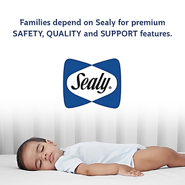 Sealy&reg; Baby Posturepedic Grow 2-Stage Crib and Toddler Mattress. View a larger version of this product image.
