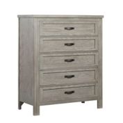 Soho Baby Hanover 5-Drawer Chest in Oak/Grey