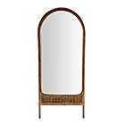 Alternate image 0 for Wild Sage&trade; Amina 70-Inch x 30-Inch Arched Rattan Leaner Mirror
