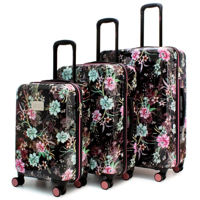 Badgley Mischka® Essence 3-Piece Hardside Spinner Luggage Set in Winter ...