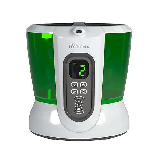 Alternate image 1 for Essick Air AIRCARE ESSENTIALS DUET Ultrasonic Humidifier in White/Green