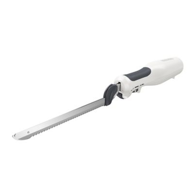 Black + Decker&trade; ComfortGrip&trade; 9-Inch Electric Knife in White