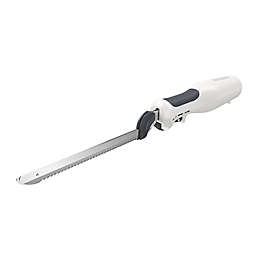 Black + Decker™ ComfortGrip™ 9-Inch Electric Knife in White