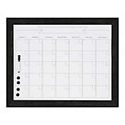 DesignOvation&reg; Beatrice 23-Inch x 29-Inch Dry Erase Monthly Calendar Board in Black