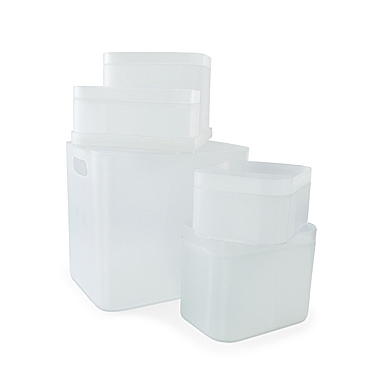 Simply Essential&trade; Nesting Storage Bins (Set of 5). View a larger version of this product image.