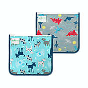 green sprouts&reg; 2-Pack Reusable Insulated Sandwich Bags?in Aqua Dogs?