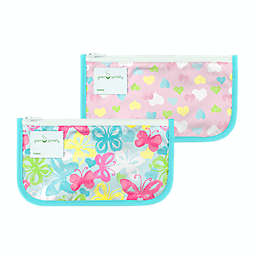 green sprouts® 2-Pack Reusable Snack Bags in Aqua Butterflies?