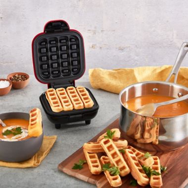Dash&reg; Waffle Stick Maker in Red. View a larger version of this product image.