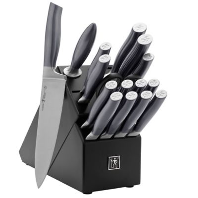 HENCKLES International Graphite 17-Piece Knife Block Set