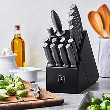 HENCKLES International Graphite 17-Piece Knife Block Set. View a larger version of this product image.