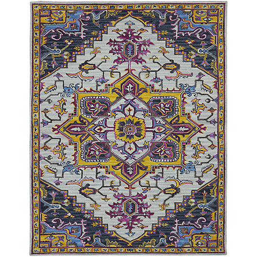 Alternate image 1 for Amer Rugs Beaux Margarette Handcrafted 8' x 11' Area Rug in Yellow/Pink