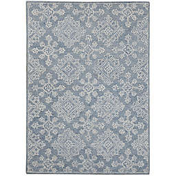 Amer Rugs Bobbie Suzanne 8&#39; x 11&#39; Handcrafted Area Rug in Sky Blue