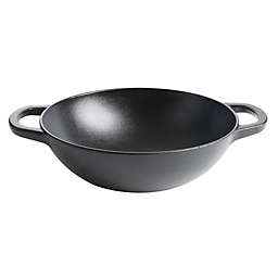 Our Table™ 10.5-Inch Preseasoned Cast Iron Wok in Black