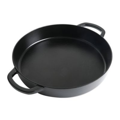 Our Table&trade; 14-Inch Preseasoned Cast Iron Everyday Pan in Black