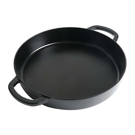 Alternate image 1 for Our Table™ 14-Inch Preseasoned Cast Iron Everyday Pan in Black