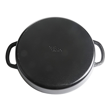 Our Table&trade; 14-Inch Preseasoned Cast Iron Everyday Pan in Black. View a larger version of this product image.