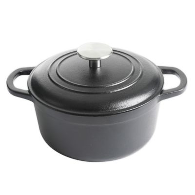 Our Table&trade; Preseasoned Cast Iron Dutch Oven in Black