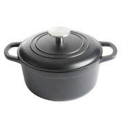 Our Table&trade; Preseasoned Cast Iron Dutch Oven in Black